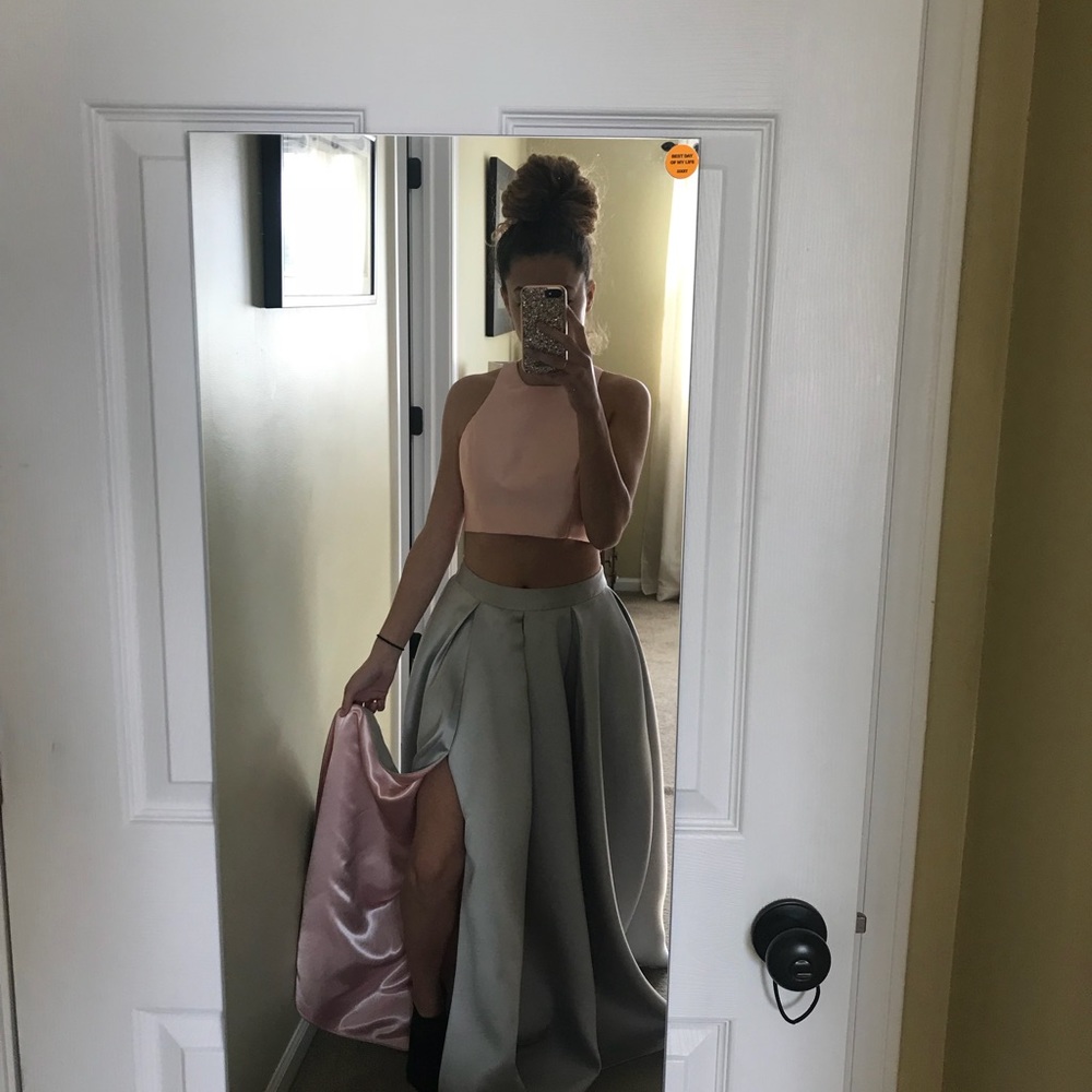 Faviana Two Piece Prom Dress